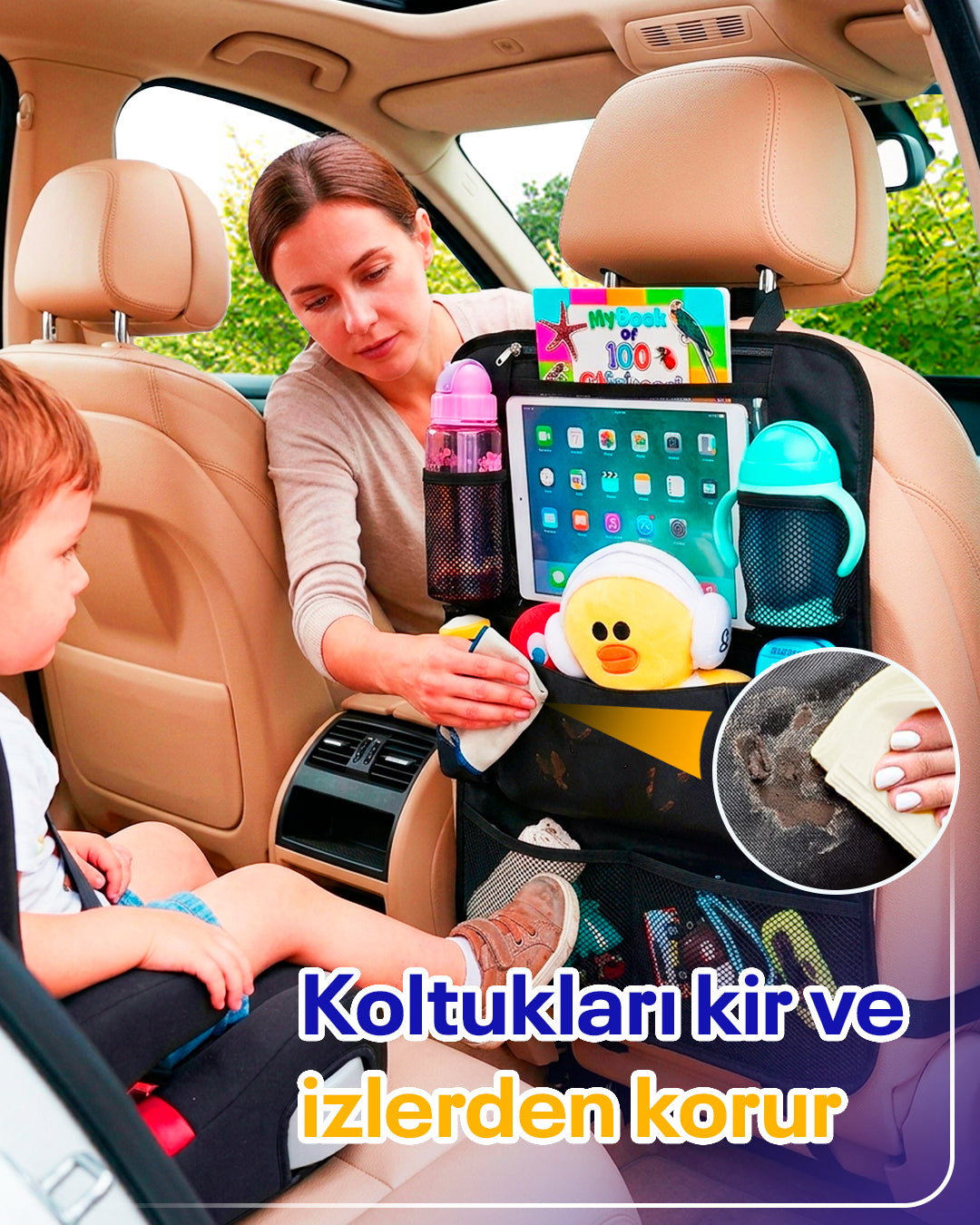 ön koltuk organizer